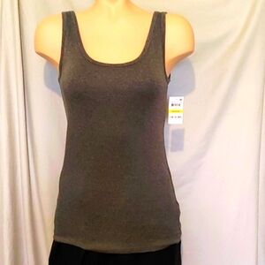 Gray stretch tank top, NEW